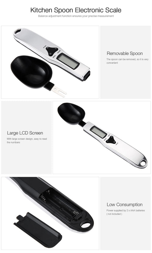 Digital Kitchen Measuring Spoon Scale – Precision Weight Measurement for Cooking & Baking