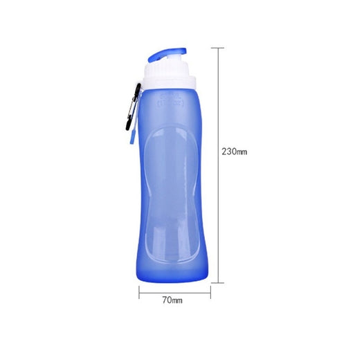 Collapsible Soft Water Bottle – Portable Leakproof Silicone Gym Bottle